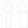 Astro Ortona Single | Lámpara de pared
