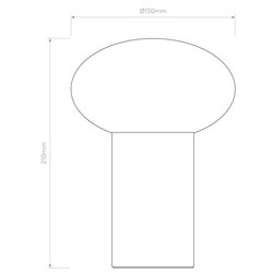 Astro Zeppo Portable | Lámpara de mesa