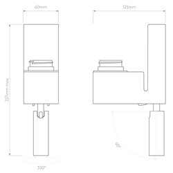 Astro Napoli Reader LED | Lámpara de pared
