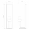 Astro Riva 350 | Lámpara de pared