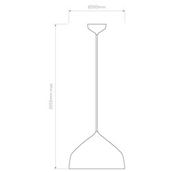 Astro Ginestra 300 | Lámpara de suspensión