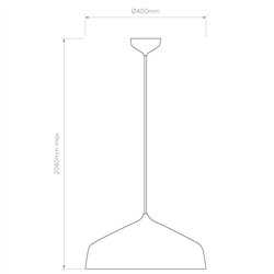 Astro Ginestra 400 | Lámpara de suspensión