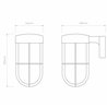 Astro Cabin Wall Frosted | Lámpara de pared