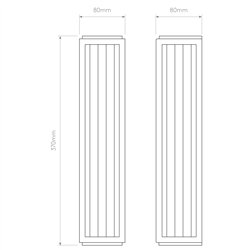 Astro Boston 370 | Lámpara de pared