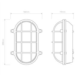 Astro Thurso Oval | Lámpara de pared