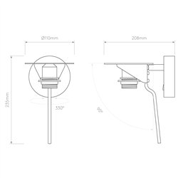 Astro Mitsu Wall | Lámpara de pared