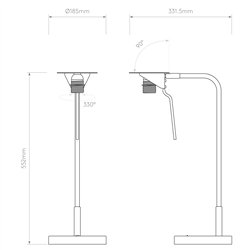 Astro Mitsu Table | Lámpara de mesa