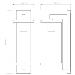 Astro Pimlico 400 | Lámpara de pared
