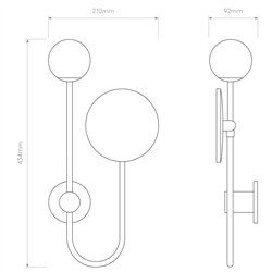 Astro Orb | Lámpara de pared