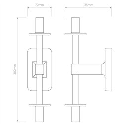 Astro Tacoma Twin | Lámpara de pared