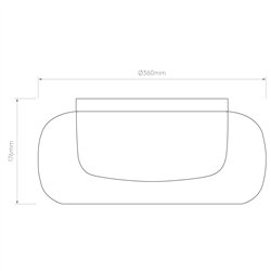 Astro Aquina Ceiling 360 | Lámpara de techo