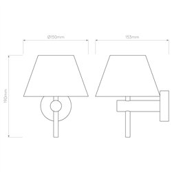 Astro Roma | Lámpara de pared