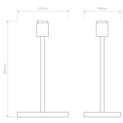 Astro Park Lane Table | Lámpara de mesa