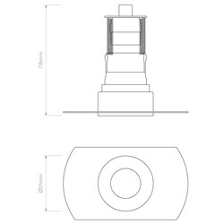 Astro Trimless Mini | Foco empotrado