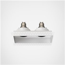 Astro Trimless Square Twin Adjustable | Foco empotrado