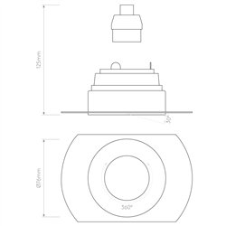 Astro Trimless Round Adjustable | Foco empotrado