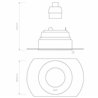 Astro Trimless Round Adjustable | Foco empotrado