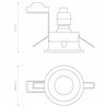 Astro Minima Round Fixed IP65 | Foco empotrado