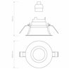Astro Minima Slimline Round Fixed Fire-Rated IP65 | Foco empotrado