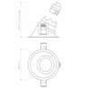 Astro Minima Slimline 25 Fire-Rated IP65 | Foco empotrado