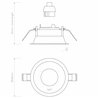 Astro Minima Slimline Round Adjustable Fire-Rated | Foco empotrado