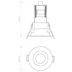 Astro Minima Mini | Foco empotrado
