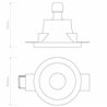 Astro Blanco Round Fixed | Foco empotrado