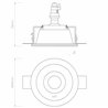 Astro Blanco Round Adjustable | Foco empotrado