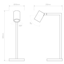 Astro Ascoli Desk | Lámpara de mesa