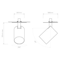 Astro Ascoli Recessed | Foco empotrado