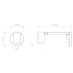 Astro Ascoli Swing | Lámpara de pared