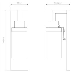 Astro Lago 280 | Lámpara de pared