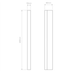 Astro Artemis 600 LED | Lámpara de pared
