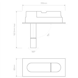 Astro Digit LED II | Lámpara de pared
