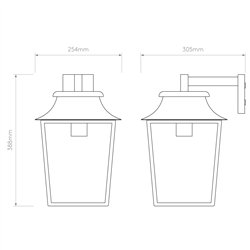 Astro Richmond Wall Lantern 254 | Lámpara de pared