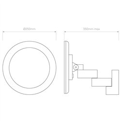 Astro Niimi Round LED | Lámpara de pared