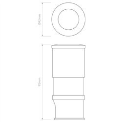 Astro Terra 42 LED | Lámpara de piso