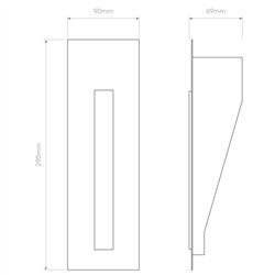 Astro Borgo Trimless 200 LED | Foco empotrado