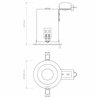 Astro Taro Round Adjustable Fire-Rated | Foco empotrado