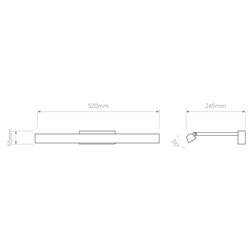Astro Renoir 520 | Lámpara de pared