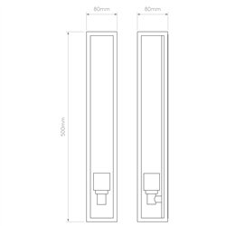 Astro Harvard 500 | Lámpara de pared