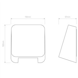 Astro Incline Single | Lámpara de pared