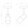 Astro Apollo Single | Lámpara de techo