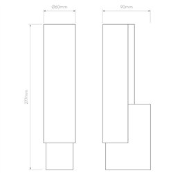 Astro Kyoto LED | Lámpara de pared