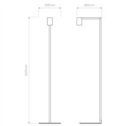 Astro Ascoli Floor | Lámpara de piso