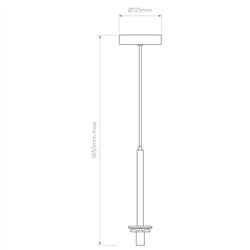 Astro Tacoma Pendant | Lámpara de suspensión