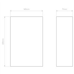 Astro Serifos 220 | Lámpara de pared