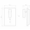 Astro Edge Reader Mini LED | Lámpara de pared