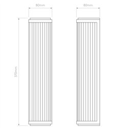 Astro Versailles 370 | Lámpara de pared