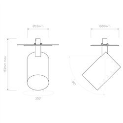 Astro Aqua Recessed | Foco empotrado